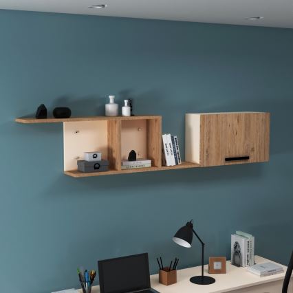 Étagère murale NEWRA 35x150 cm pin atlantique