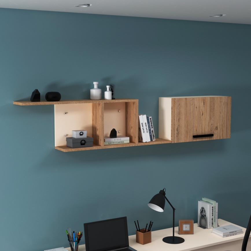 Étagère murale NEWRA 35x150 cm pin atlantique