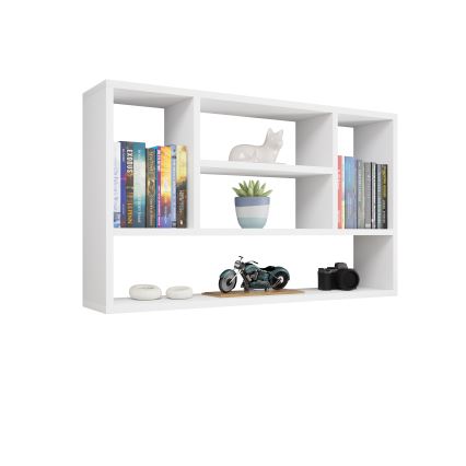 Étagère murale PAPIKO 100x60x20 cm blanche