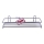 Étagère murale pour douche 10x30 cm chrome brillant