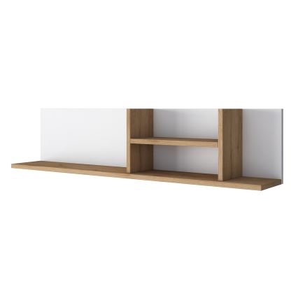 Étagère murale RANI 120x25 cm beige/blanc