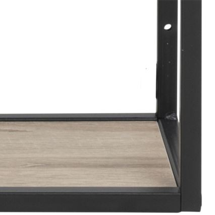Étagère murale SARON chêne sonoma/noir