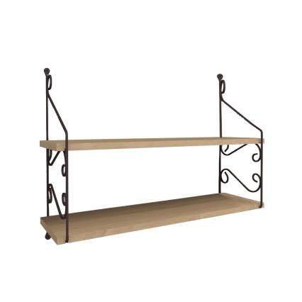 Étagère murale SERAMONI 51x72 cm chêne