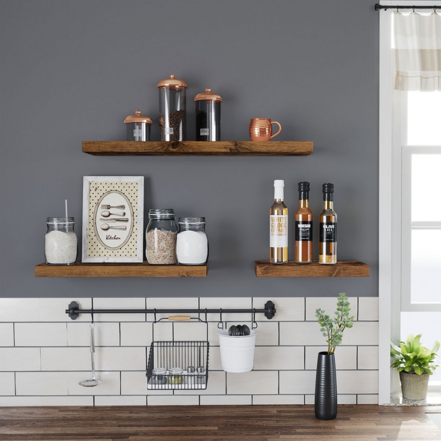 Étagère murale SHELFY marron