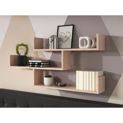 Étagère murale TRIO 119x55x18 cm chêne sonoma