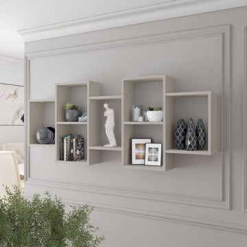 Étagère murale TRIO 161x65 cm cachemire