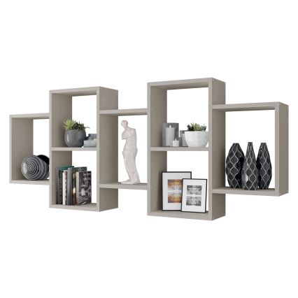 Étagère murale TRIO 161x65x18 cm cachemire