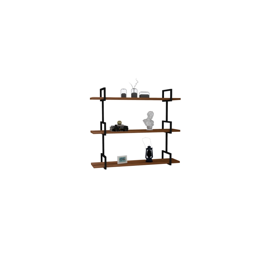 Étagère murale URAS 76x90 cm en pin
