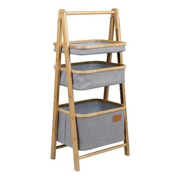 Étagère pliable avec paniers