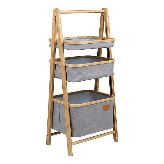 Étagère pliable avec paniers
