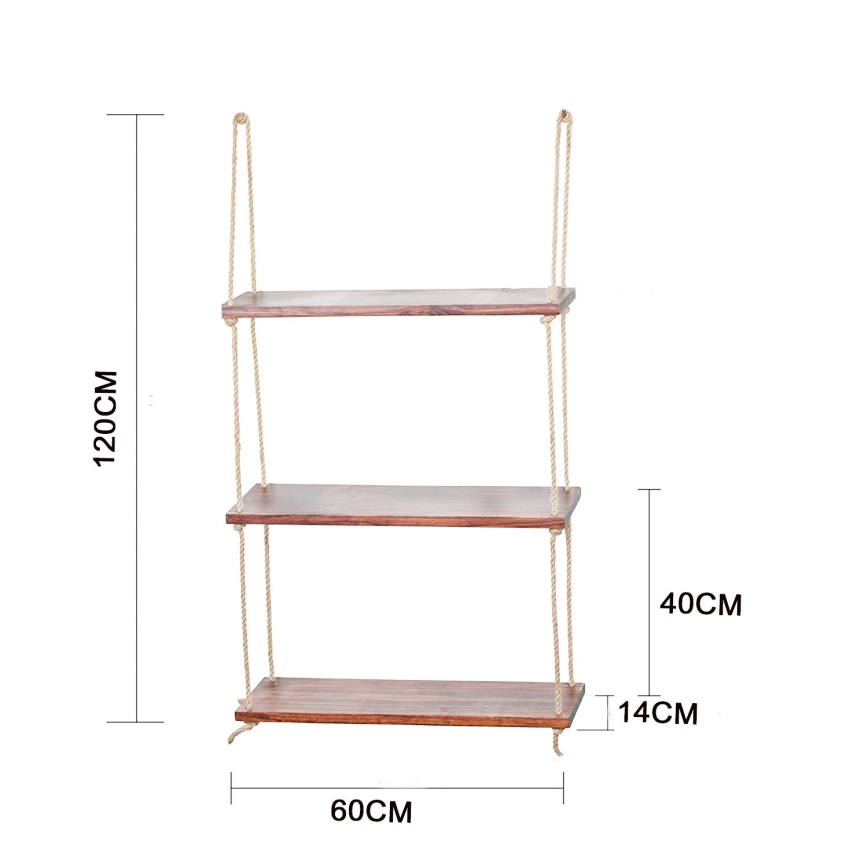 Étagère suspendue 120x60 cm épicéa