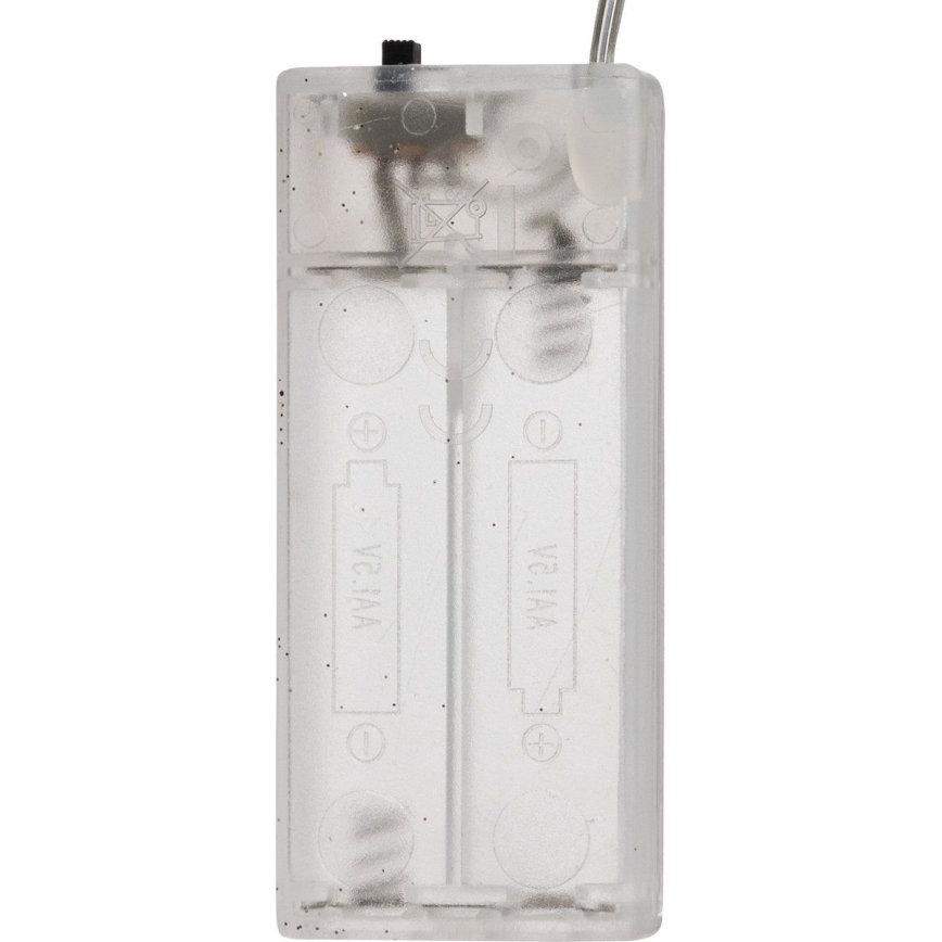 Etoile pour arbre de Noël RGB 10xLED/2xAA 15cm