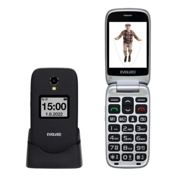 Evolveo - EasyPhone FS, téléphone portable à clapet 2.8