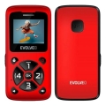 Evolveo - EasyPhone ID mobiele telefoon voor senioren rood