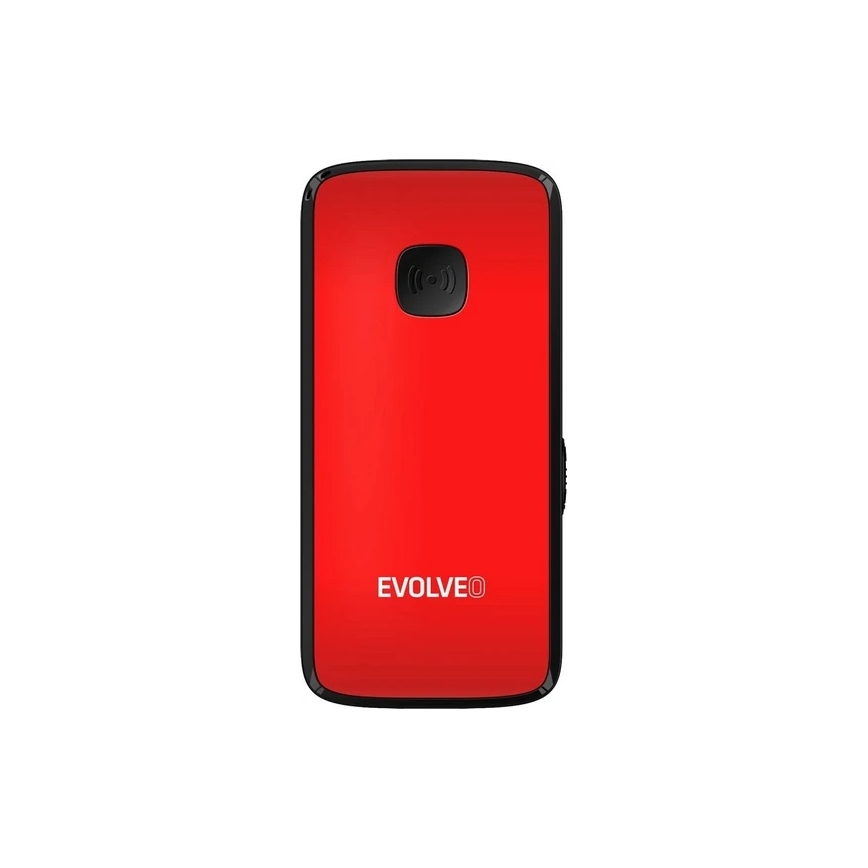 Evolveo - EasyPhone ID, mobiele telefoon voor senioren, rood