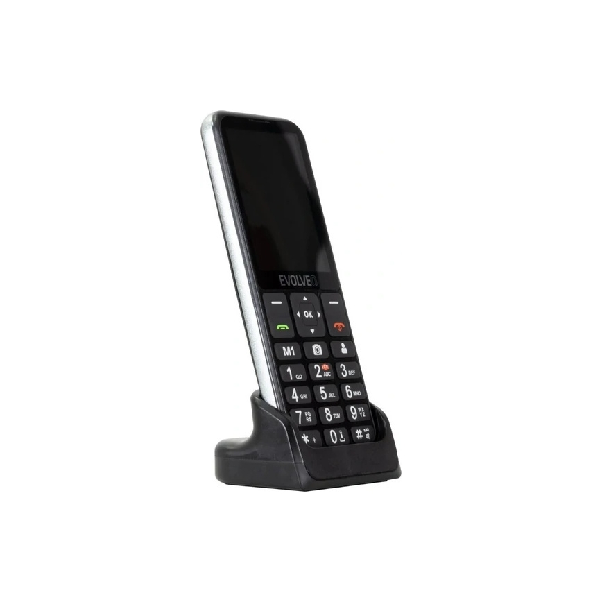 Evolveo - EasyPhone LT, 4G mobiele telefoon voor senioren, zwart