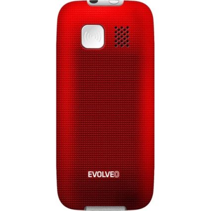 Evolveo - EasyPhone, mobiele telefoon voor senioren, rood
