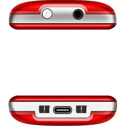 Evolveo - EasyPhone, mobiele telefoon voor senioren, rood