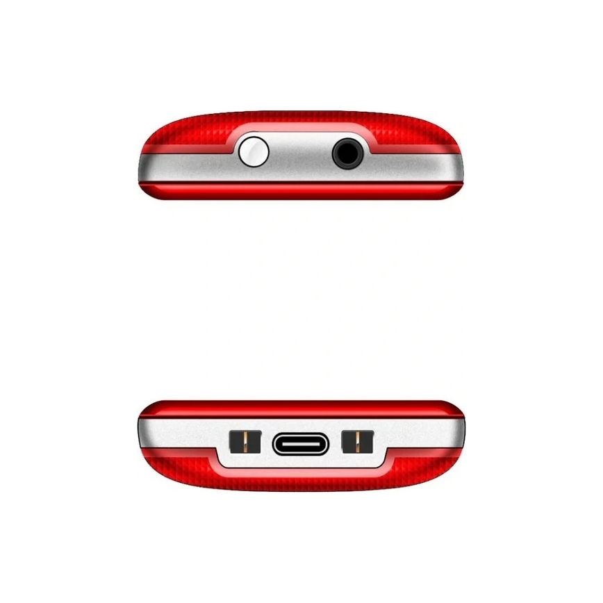 Evolveo - EasyPhone, mobiele telefoon voor senioren, rood
