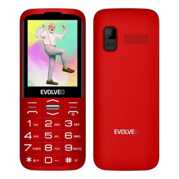 Evolveo - EasyPhone XO, mobiele telefoon voor senioren rood