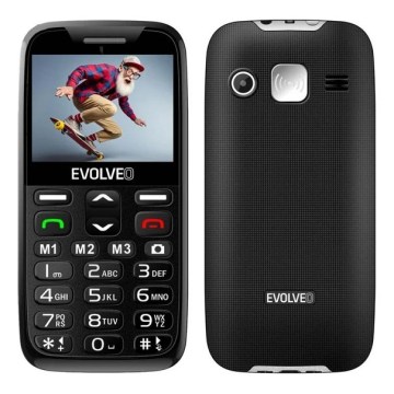 Evolveo - EasyPhone XR, 4G mobiele telefoon voor senioren, zwart
