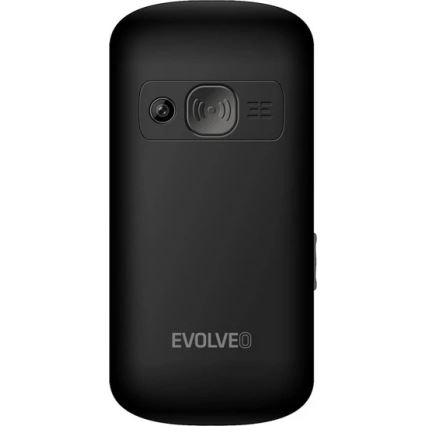 Evolveo - EasyPhone XS, téléphone mobile pour seniors, noir