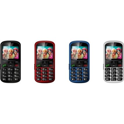 Evolveo - EasyPhone XS, téléphone mobile pour seniors, noir