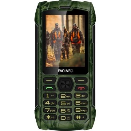 Evolveo - StrongPhone H1, téléphone étanche double SIM camouflage de chasse