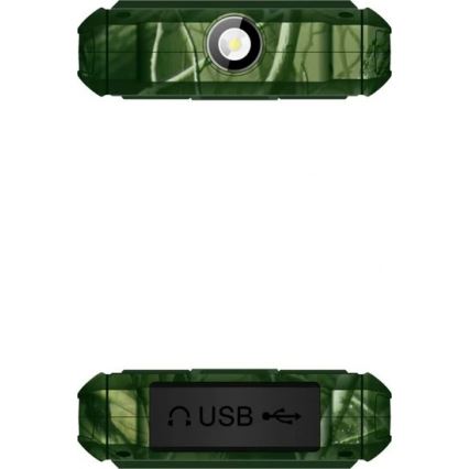 Evolveo - StrongPhone H1, waterdichte Dual SIM-telefoon in jachtcamouflage