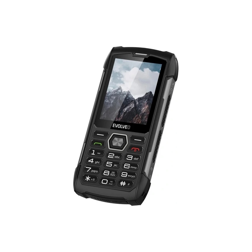 Evolveo - StrongPhone H1 waterdichte Dual-SIM-telefoon zwart/grijs