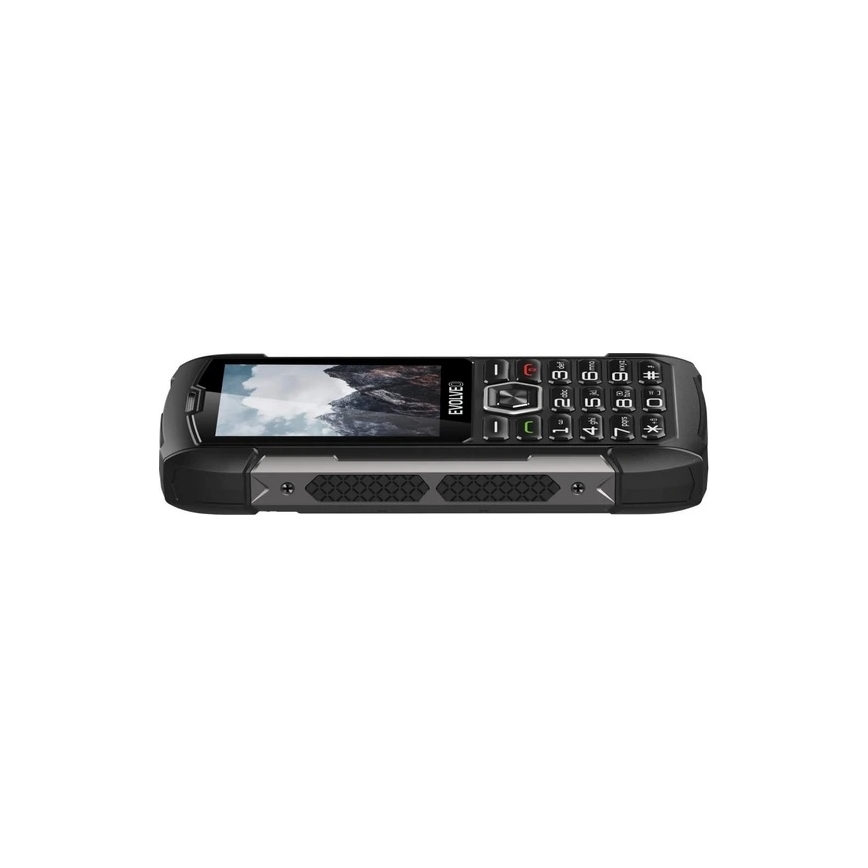 Evolveo - StrongPhone H1 waterdichte Dual-SIM-telefoon zwart/grijs
