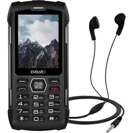 Evolveo - StrongPhone H1 waterdichte Dual-SIM-telefoon zwart/grijs