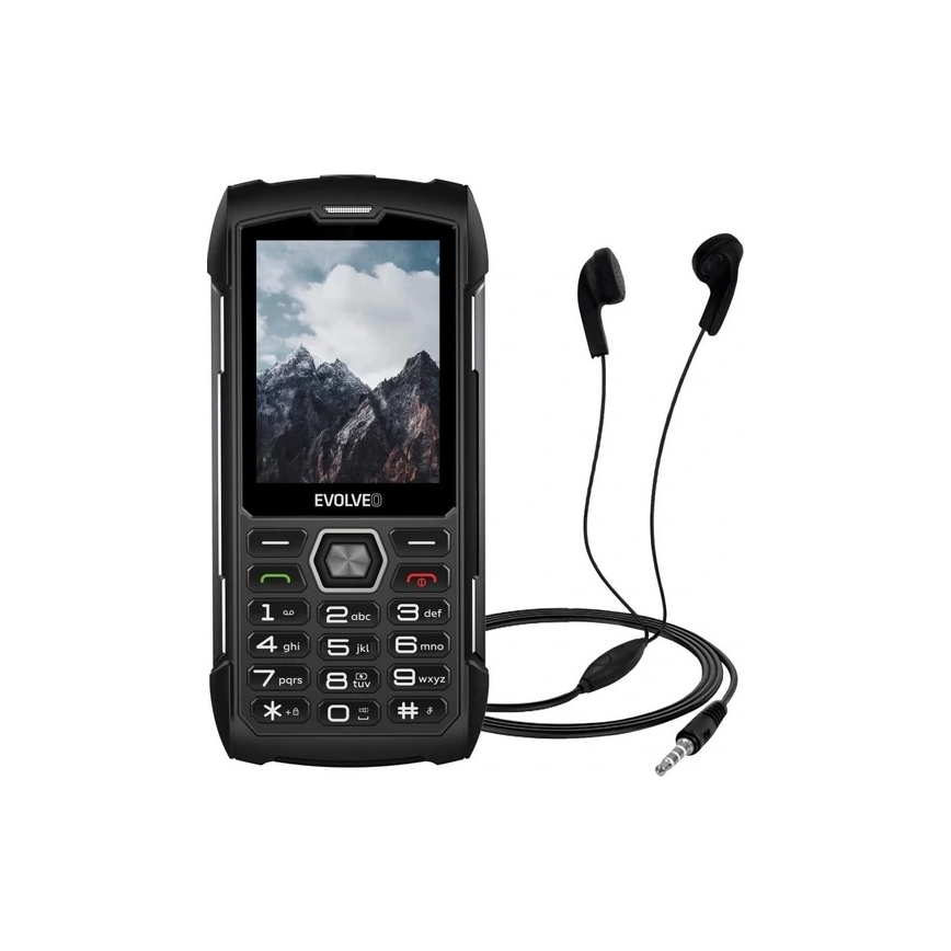 Evolveo - StrongPhone H1 waterdichte Dual-SIM-telefoon zwart/grijs