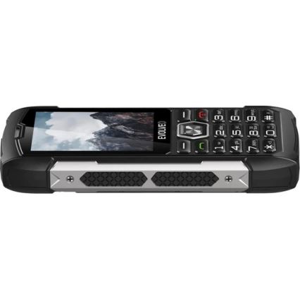 Evolveo - StrongPhone H1, waterdichte Dual SIM-telefoon zwart/zilver