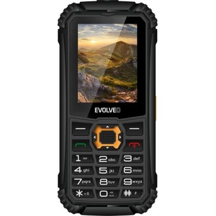 Evolveo - StrongPhone Q1 téléphone étanche double SIM noir/orange