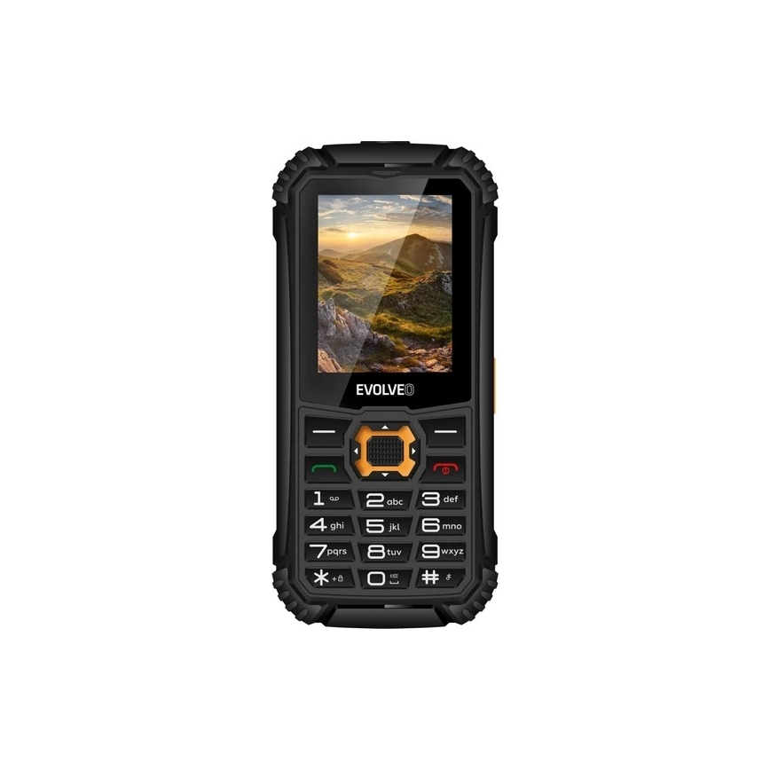 Evolveo - StrongPhone Q1 téléphone étanche double SIM noir/orange