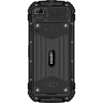 Evolveo - StrongPhone Q1, waterdichte Dual-SIM-telefoon, zwart
