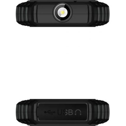 Evolveo - StrongPhone Q1, waterdichte Dual-SIM-telefoon, zwart