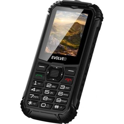 Evolveo - StrongPhone Q1, waterdichte Dual-SIM-telefoon, zwart