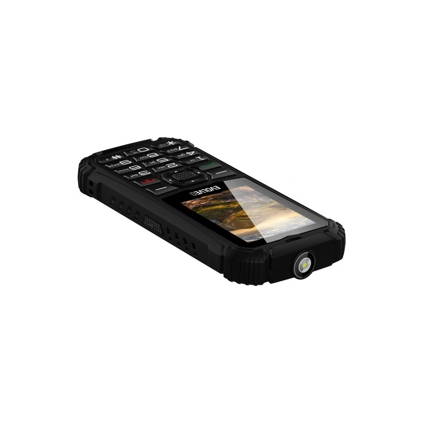 Evolveo - StrongPhone Q1, waterdichte Dual-SIM-telefoon, zwart
