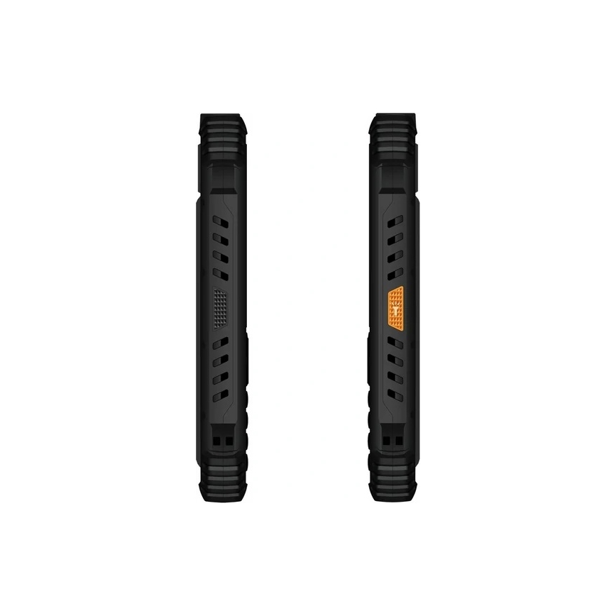 Evolveo - StrongPhone Q1, waterdichte Dual-SIM-telefoon zwart/oranje