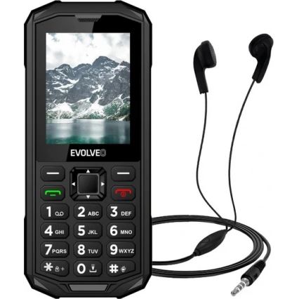 Evolveo - StrongPhone X5, téléphone étanche double SIM noir/gris