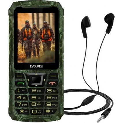 Evolveo - StrongPhone Z6 téléphone étanche Double SIM en camouflage de chasse