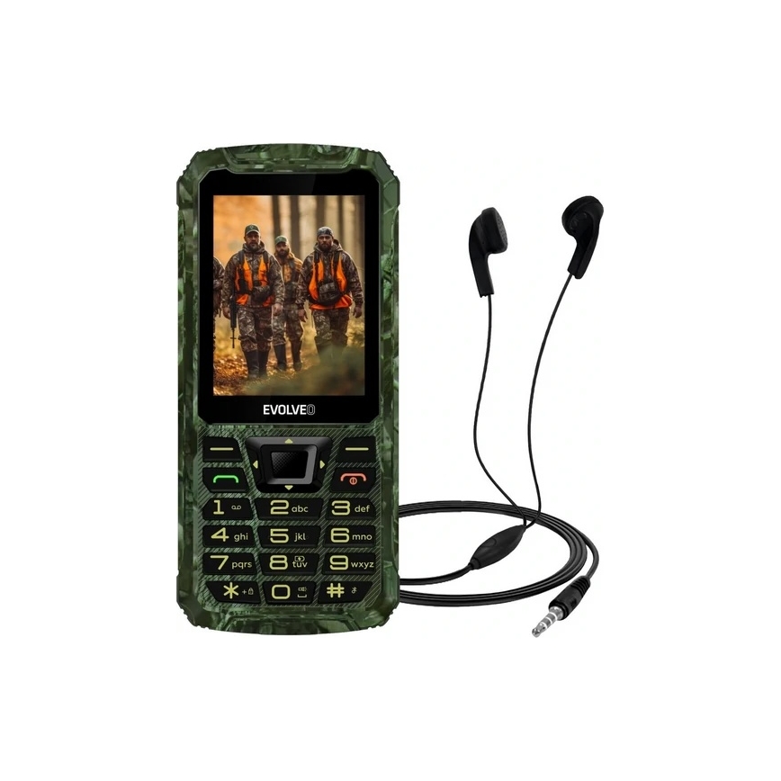 Evolveo - StrongPhone Z6 téléphone étanche Double SIM en camouflage de chasse