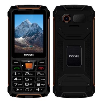 Evolveo - StrongPhone Z6, téléphone étanche double SIM, noir - orange
