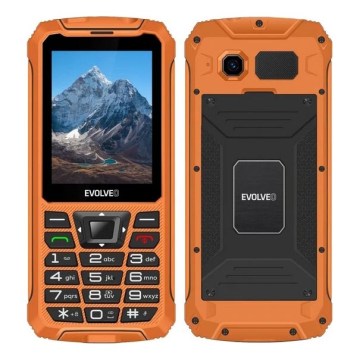 Evolveo - StrongPhone Z6, téléphone étanche double SIM, orange
