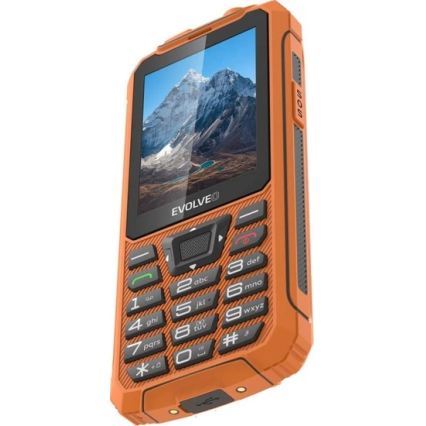 Evolveo - StrongPhone Z6, téléphone étanche Double SIM, orange