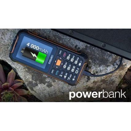 Evolveo - StrongPhone Z6 téléphone étanche Dual SIM noir/orange