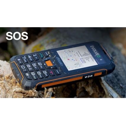 Evolveo - StrongPhone Z6 téléphone étanche Dual SIM noir/orange