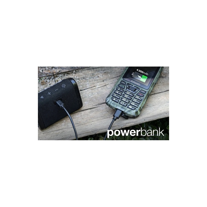 Evolveo - StrongPhone Z6 waterdichte Dual-SIM-telefoon jachtcamouflage